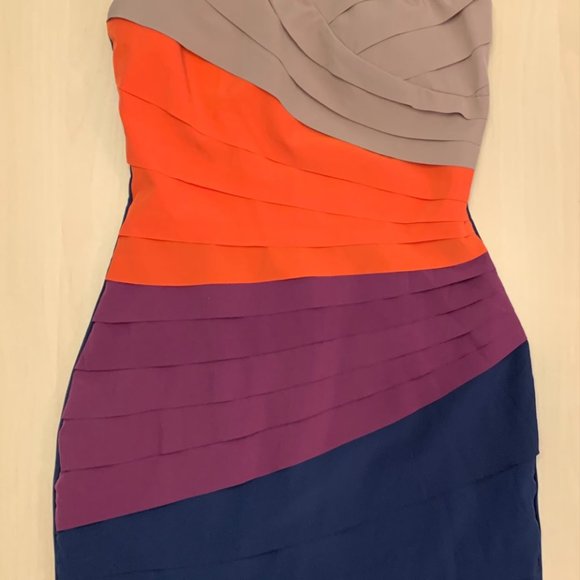 Gianni Bini Blue Cocktail Dress NWT - Picture 6 of 8